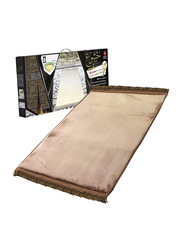 Sundus Hand Made Comfortable Prayer Khushoo Rug, Gold