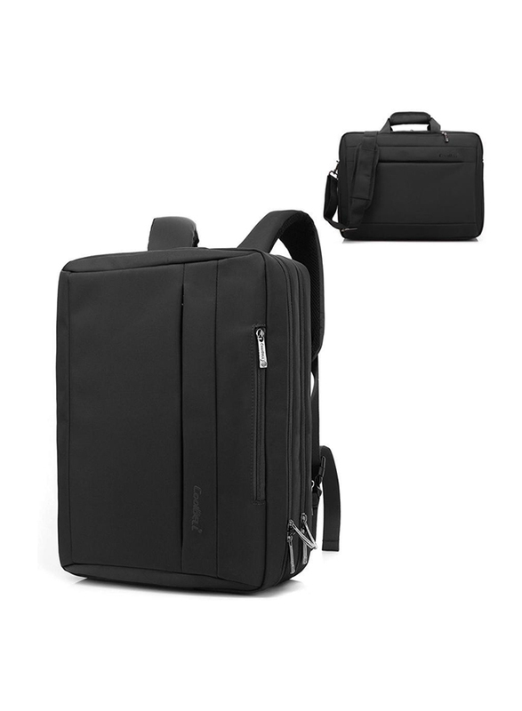 

Coolbell CB-5501 17.3-Inch Convertible Laptop Backpack-Messenger Bag, Black