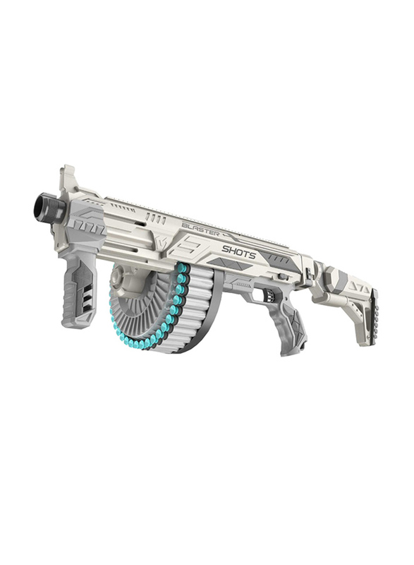 

Blaster Shots Soft Projectile Lauchner Set for Kids, 41 Pieces, SB570, Grey/Blue