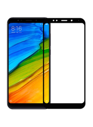 Xiaomi Redmi 5 Plus Mobile Phone Tempered Glass Screen Protector, Clear/Black