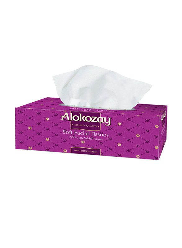 

Alokozay Facial Tissue, 150 Sheet x 2 Ply