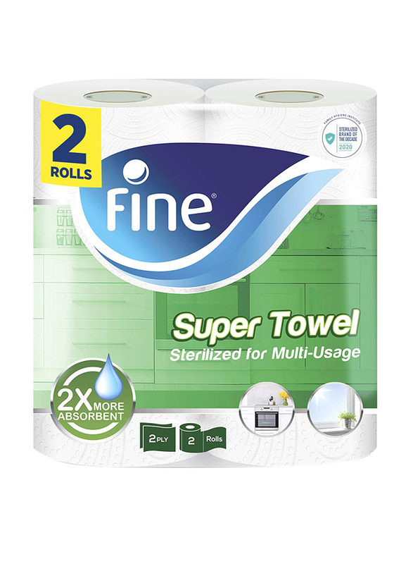 

Fine Kitchen Towel, 2 Rolls