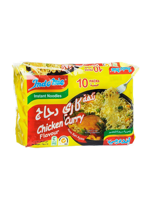 

Indomie Instant Chicken Curry Flavour Noodles, 10 Pouches x 75g