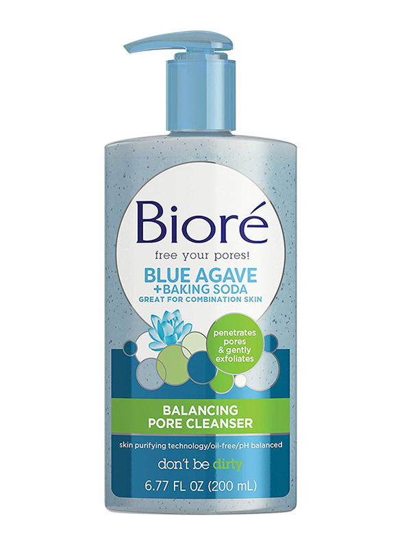 

Biore Blue Agave and Baking Soda Balancing Pore Cleanser, 200ml