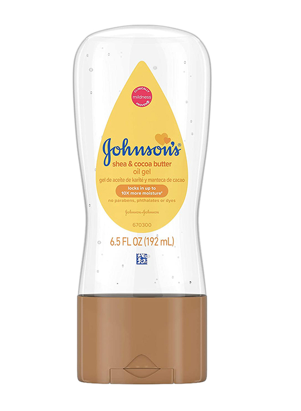 

Johnson's 6.5 oz Shea and Cocoa Butter Baby Oil Gel for Kids