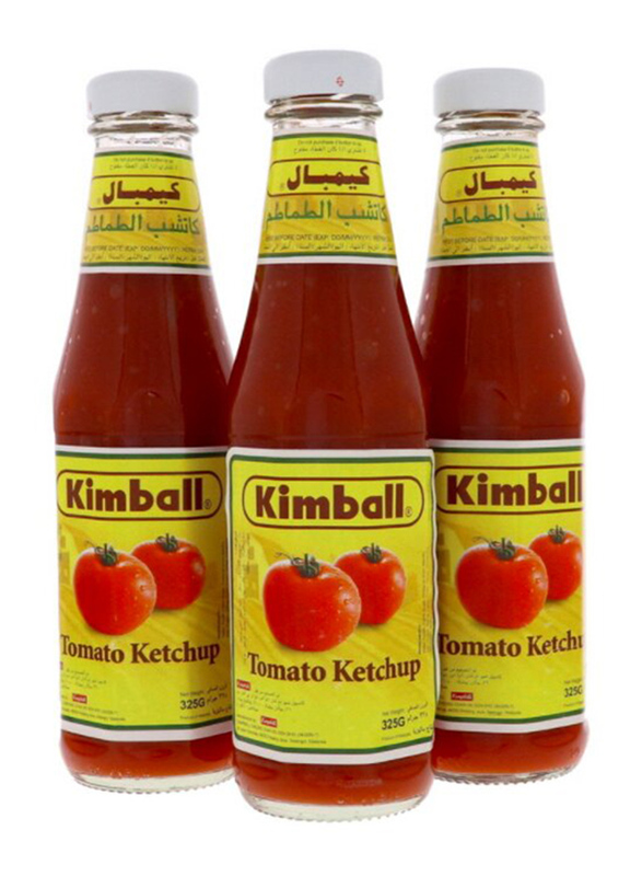 

Kimball Tomato Ketchup, 3 Bottles x 325g