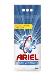 Ariel Blue Semi Automatic Detergent Powder, 6 Kg