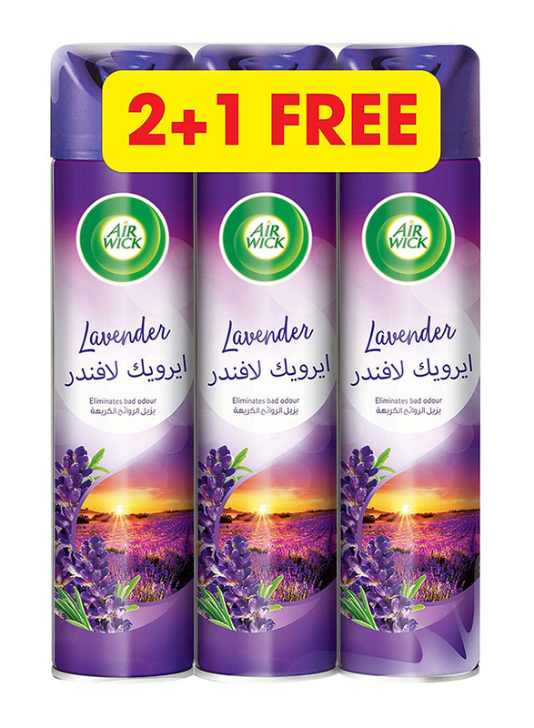 

Air Wick Aerosol Lavender Air Freshener, 3 x 300ml