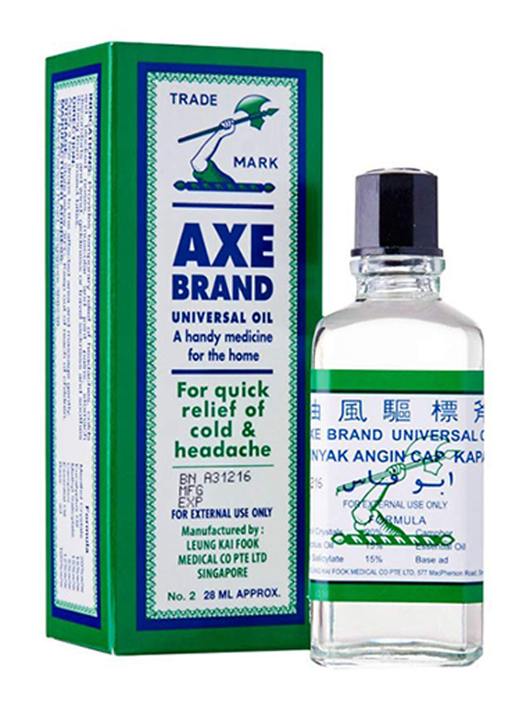 

Axe Brand No.2 Universal Oil, 28ml, 12 Pieces