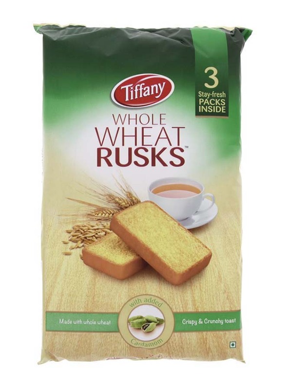 Tiffany Cardamom Whole Wheat Rusk, 335g