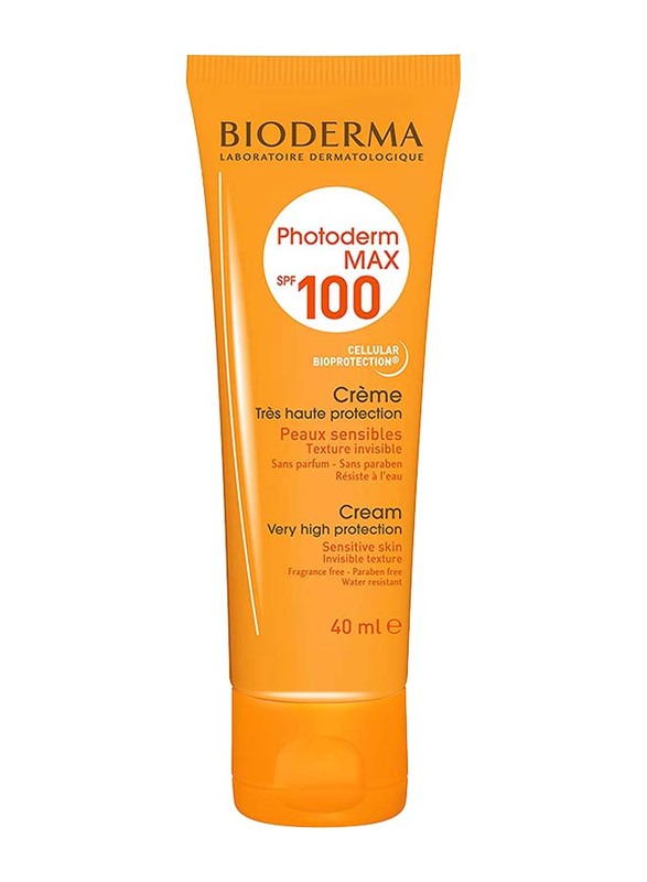 

Bioderma Photoderm Max SPF 100 Sunscreen Cream for Normal to Dry Sensitive Skin, 40ml