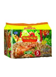 Wai Wai Chicken Noodles, 5 Pieces x 75g