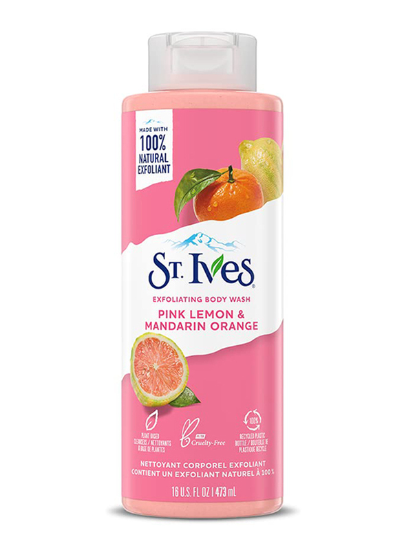 

St. Ives Pink Lemon & Mandarin Orange Exfoliating Body Wash, 473ml