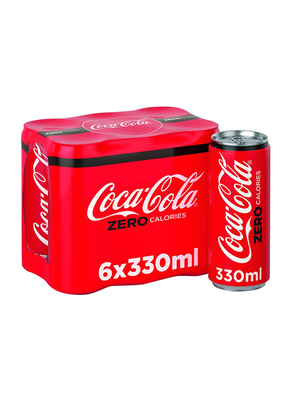 

Coca Cola Zero Drink, 6 Can x 330ml