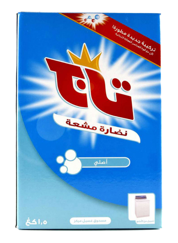 Taj Top Load Blue Detergent Powder, 1.5 Kg