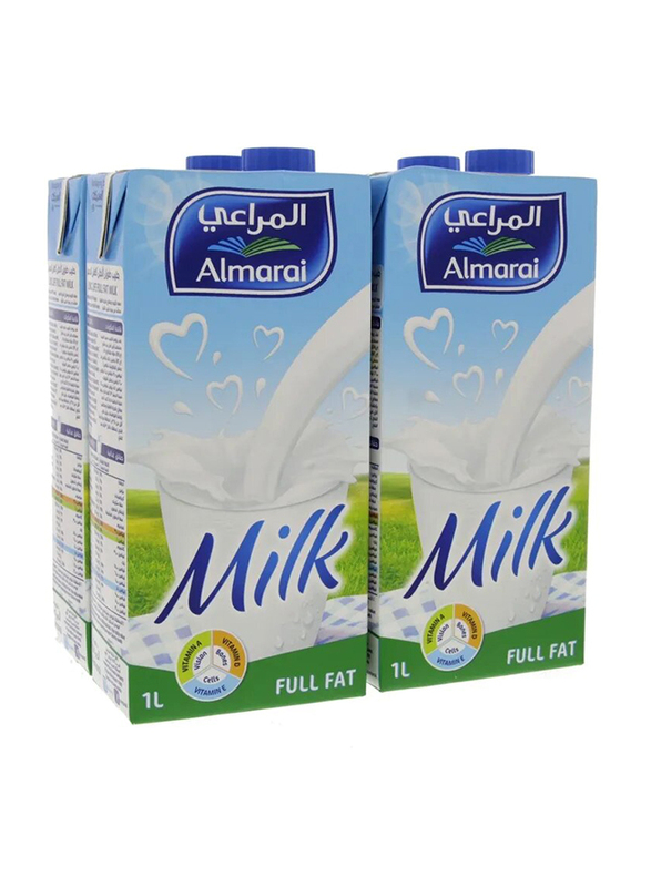 

Al Marai Full Fat Uht Milk, 12 Tetra Pack x 1 Liter