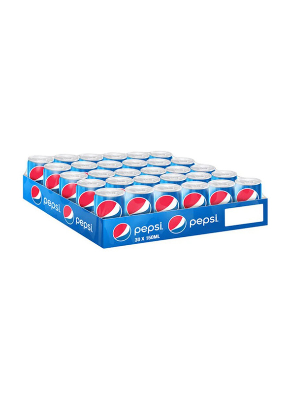 

Pepsi Carbonated Soft Drink, 30 Cans x 155ml