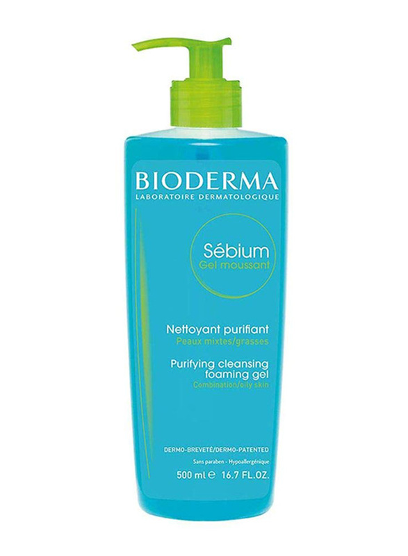 

Bioderma Sebium Purifying Cleansing Foaming Gel for Combination to Oily Skin, 500ml