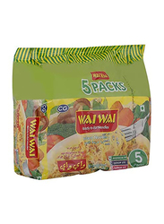 Wai Wai Pure Vegetarian Noodles, 5 Pieces x 75g