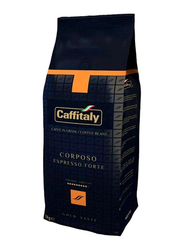 Caffitaly Corposo Espresso Forte Coffee Beans, 1 Kg