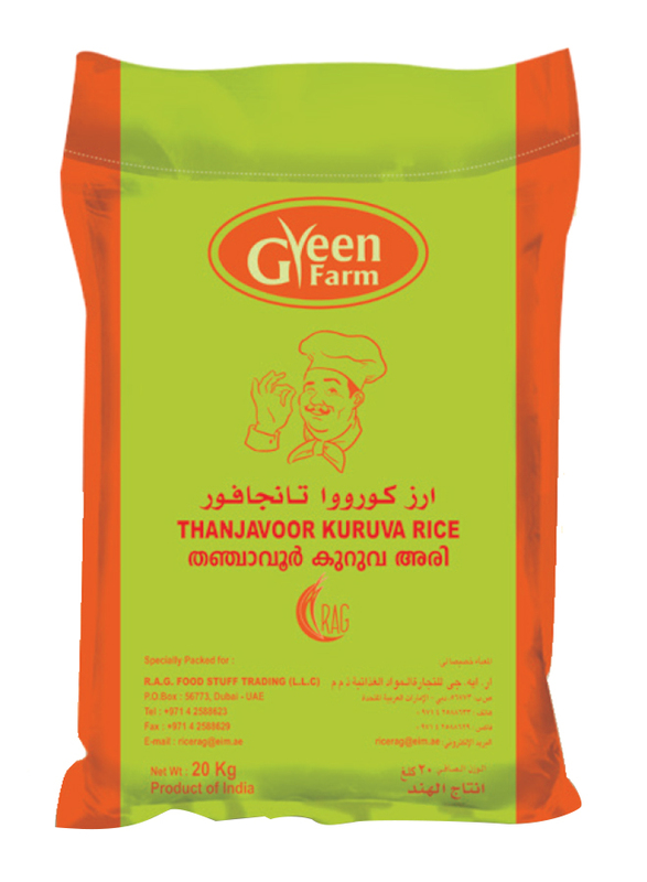 Green Farm Kuruva Rice, 20 Kg