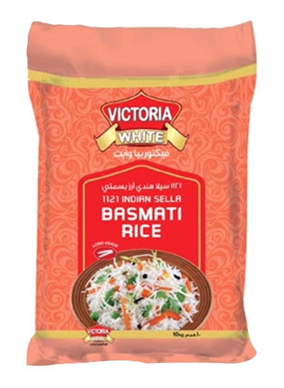 Victoria White 1121 Indian Sella XXXL Basmati Rice, 10 Kg