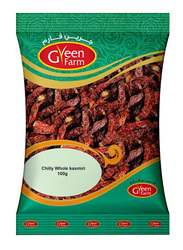 Green Farm Whole Kashmiri Chilly, 100g