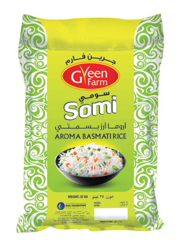 Green Farm Somi Aroma Basmati Rice, 35 Kg