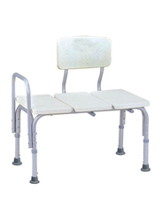 Media6 3-Seat Bath Bench, 799L, White/Grey