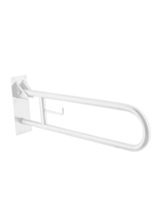 Media6 12-inch Grab Bar, White