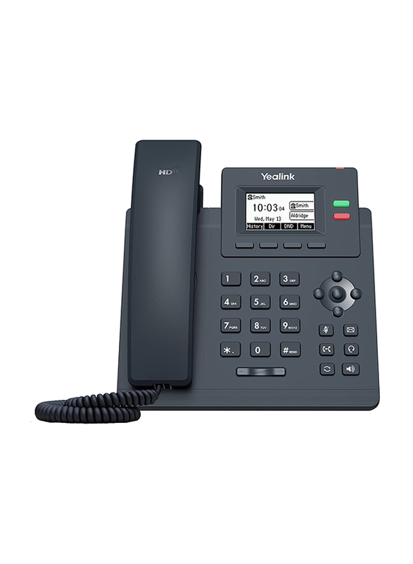 

Yealink SIP-T31P 2 VoIP Accounts 2.3-Inch Graphical Display IP Phone, Black