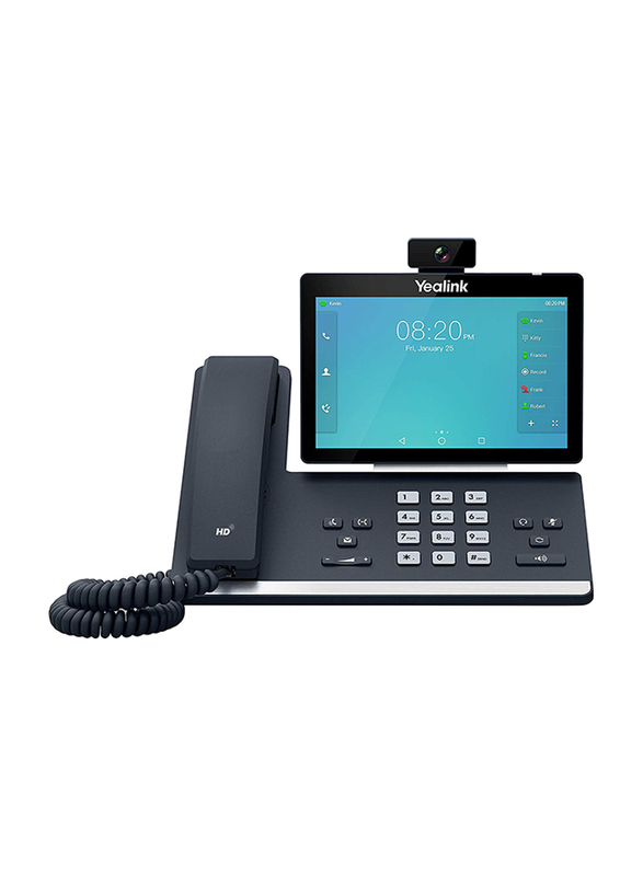 

Yealink T58A IP Phone with Cam Smart Media HD Phone, Black