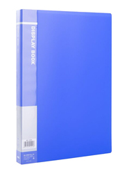 Deli E5004 Display Book, 40 Pockets, Blue