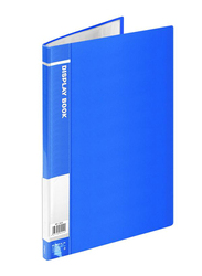 Deli E5002 Display Book, 20 Pockets, Blue