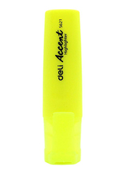 Deli 10-Piece Highlighter, Yellow