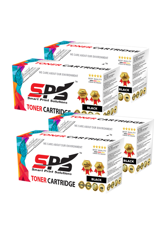 Smart Print Solutions Samsung MLT-D105L Black Laser Toner Cartridge Set, 4 Pieces