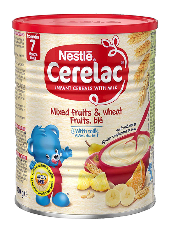 

Nestle Cerelac Mixed Fruits and Wheat with Milk, 400g