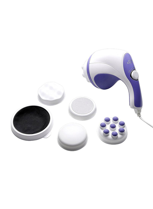 

Generic New Relax And Spin Tone Manipol Full Body Massager, White