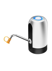 USB Charging Electric Pumping Automatic Water Dispenser, 5W, WHZ90524003WH, Black/Silver