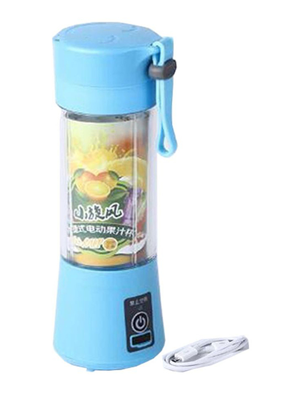 

Unbranded 380ml Electric Portable Blender and Juicer Cup, ZM572001, Blue