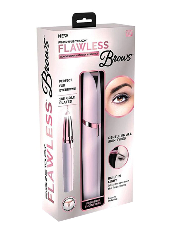 

Flawless Cool Baby Brows Electric Shaver, 105 x 25 x 23cm, Rose Gold, 1 Piece
