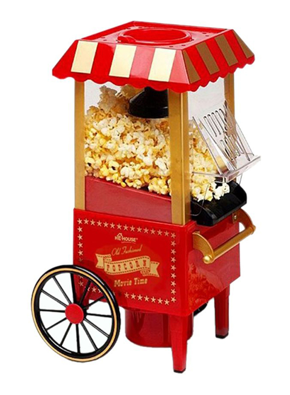 

He House Electric Popcorn Maker, 1200W, 6007-200481, Red