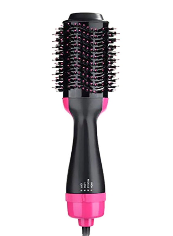 

Mqupin One Step Hair Dryer and Styler, Black/Pink
