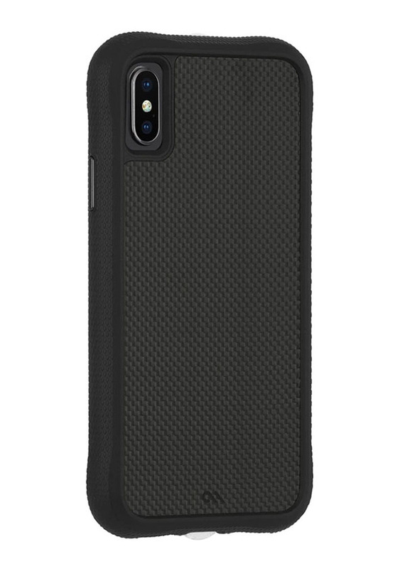

Case-Mate Apple iPhone XS/X Protection Collection Mobile Phone Case Cover, Carbon Fiber, Black