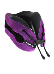 Cabeau Evolution Cool Air Circulating Head and Neck Memory Foam Cooling Travel Pillow, Purple