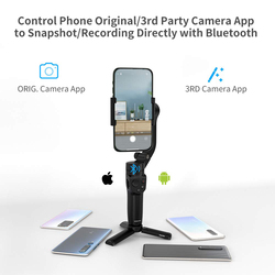 Feiyu-Tech Vlog Ultra Portable Smartphone Stabilizer with Mini Tripod, Black