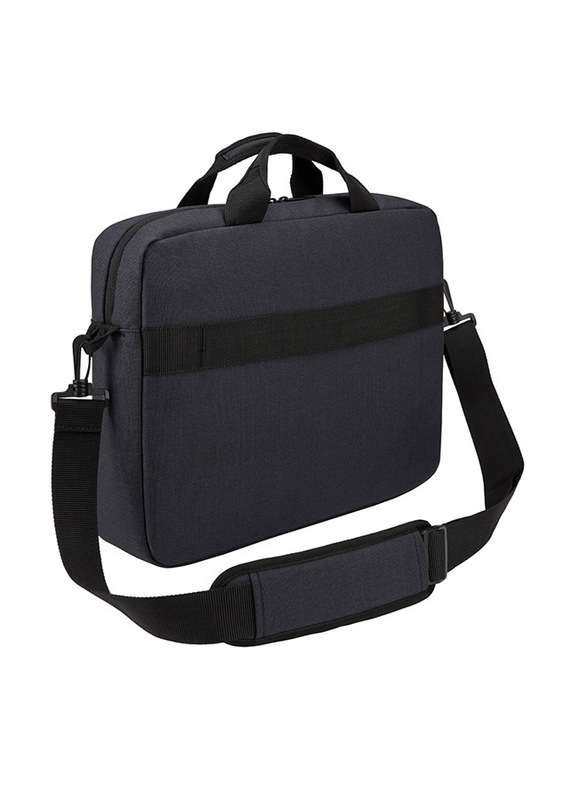 Case Logic Huxton Attache 14-inch Messenger Laptop Bag, Black