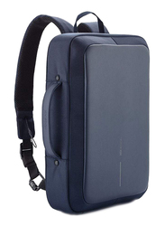 XD Design Bobby Bizz Antitheft Laptop Backpack & Briefcase Bag, Blue
