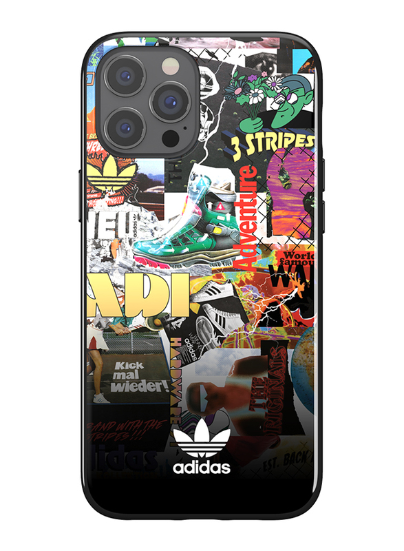 

Adidas Snap Apple iPhone 12 Pro Max Graphic Mobile Phone Case Cover, Multicolor