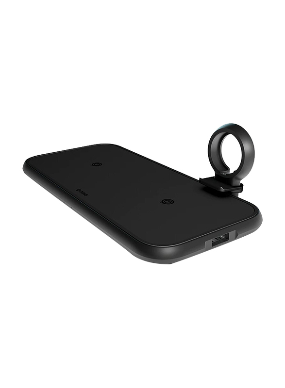 Zens Aluminium 4 in 1 Stand Wireless Charger, 45W, Black